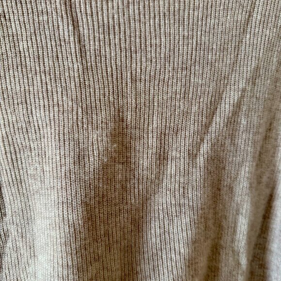 Theory Everly Merino Wool and Cashmere Turtleneck in Oatmeal Size M - Picture 5 of 6
